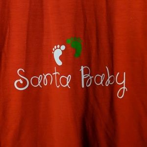 Santa Baby Maternity Shirt
